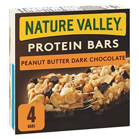 NATURE VALLEY Protein Bars Peanut Butter Dark Chocolate 4 Count