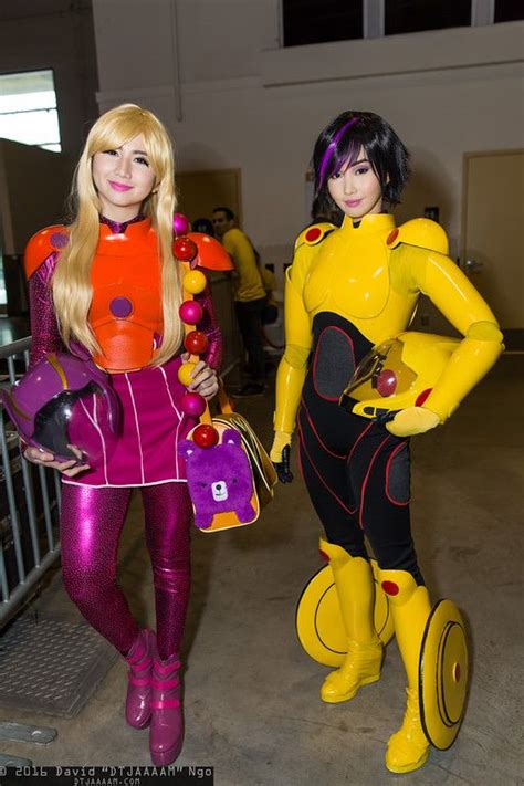 Honey Lemon And Gogo Tomago Cute Cosplay Cosplay Girls Big Hero 6 Costume