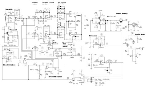 This circuit is under:, sens detectors, metal detector circuits, ultra high sensitivity metal detector circuit l60680 this circuit is a metal detector capable of detecting large metallic objects. Tesoro Bandido II metal detector schematic diagram