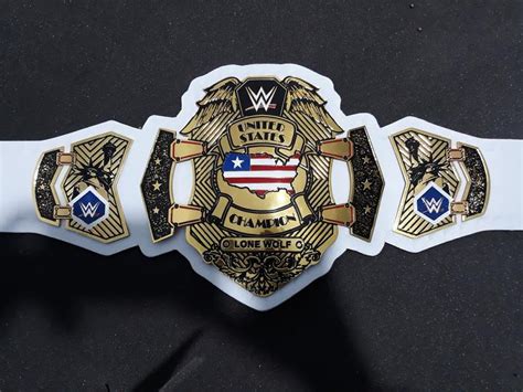 Wwe United States Custom Champion Wrestling Belt Etsy Wwe Belts