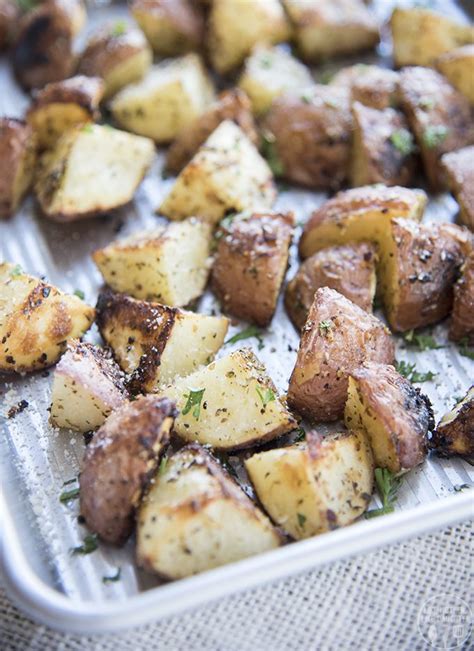 Garlic Parmesan Oven Roasted Potatoes Like Mother Like Daughter