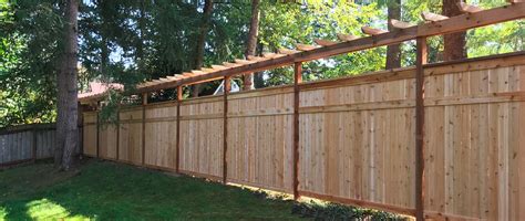 Seattle Cedar Fence And Wood Gate Installation Contractors Economy