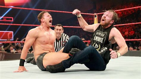 dean ambrose vs the miz intercontinental championship match photos wwe