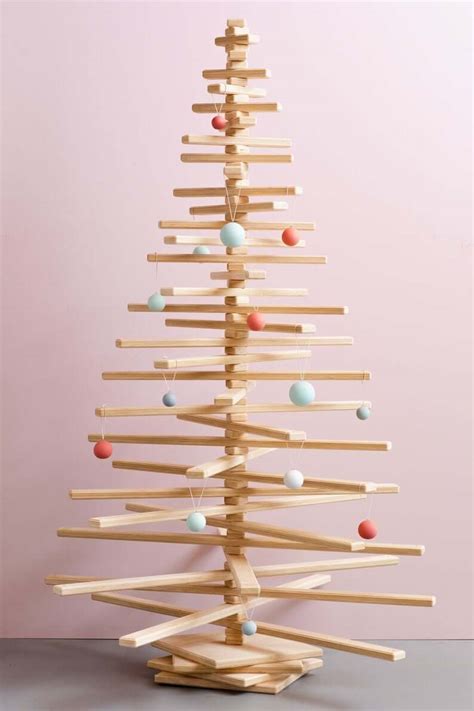 Wooden Christmas Tree Home
