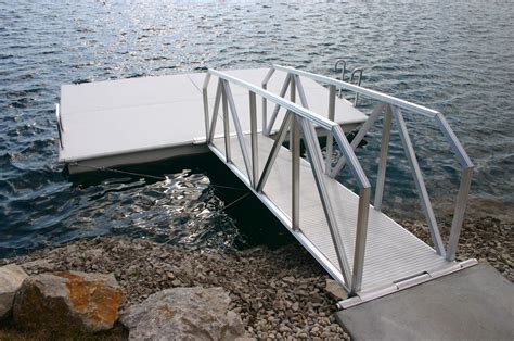 Dock Gangway Accudock Floating With Handrails