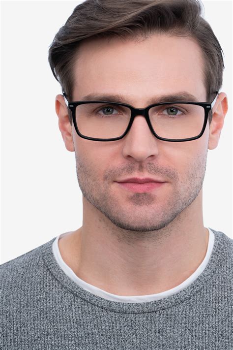 Hayday Rectangle Black Full Rim Eyeglasses Eyebuydirect Canada