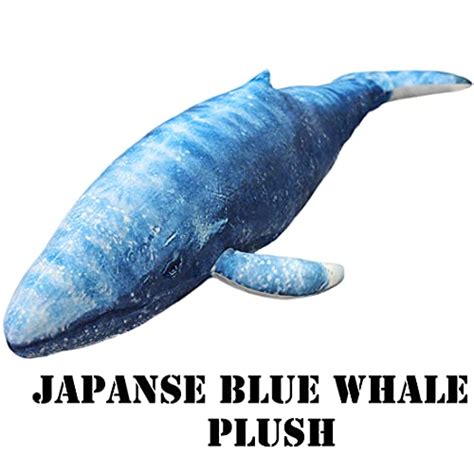 Japanse Blue Whale Plush Large Whale Shark Soft Hugging Body Pillow