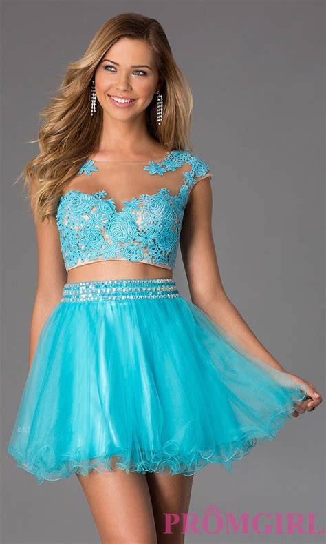Two Piece Short Homecoming Dresses Yahoo Image Search Results Two