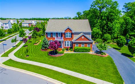 Beautiful Aerial Drone Photo Of A Brick House Aerial Photography