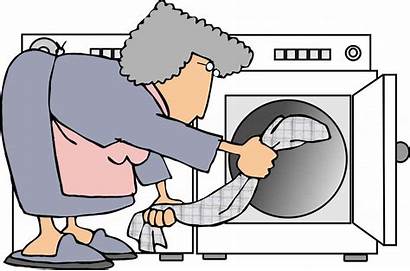 Washing Dryer Clothes Clipart Cartoon Machine Vent