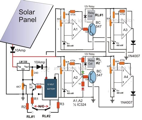Connect the positive terminal of the first solar panel to the negative terminal of the next one. Wiring Diagram for solar Panel to Battery | Free Wiring ...