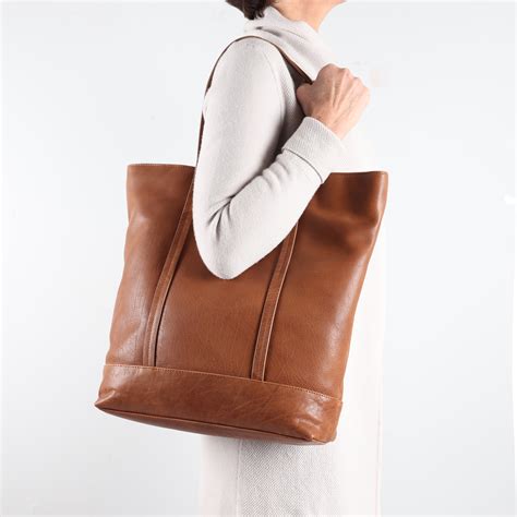 Harper Leather Shopper Tote Handbag By The Leather Store