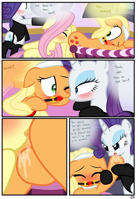 Rule 34 Applejack Mlp Ball Gag Bent Over Blush Bondage Comic Cum