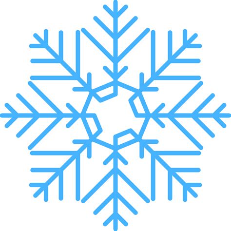 Snowflakes Clipart Design Illustration 9398173 Png