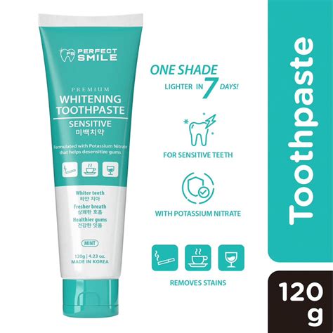 Perfect Smile Whitening Toothpaste Sensitive 120g Luxe Organix Australia