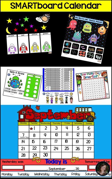 Smartboard Calendar And Common Core Activities For The Whole Year