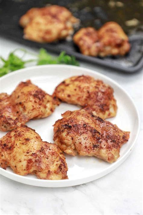 Oven Baked Boneless Chicken Thighs Recipe Mytaemin