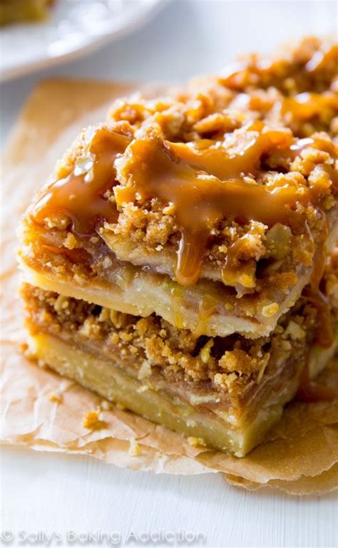 Salted Caramel Apple Pie Bars Sallys Baking Addiction