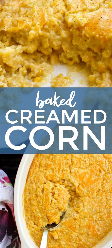 Directions cook corn according to package directions; Baked Creamed Corn | The Two Bite Club