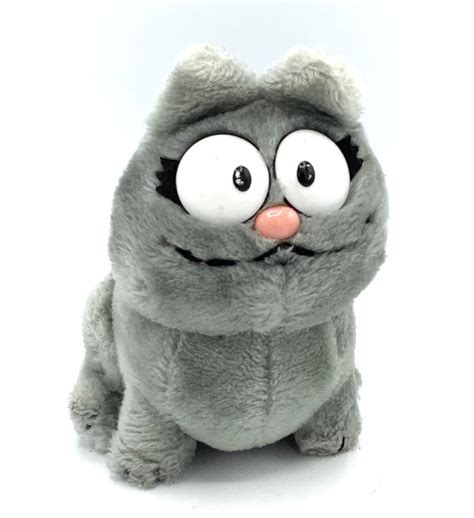 Gorgeous Collectible And Vintage Garfield Nermal Stuffed Cat Gray