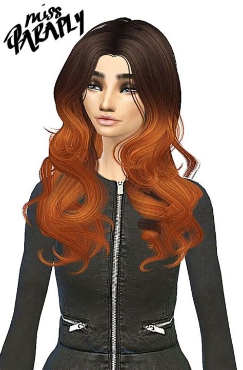 Miss Paraply Newsea`s Hairstyle Retextured Sims 4 Hairs Sims 4
