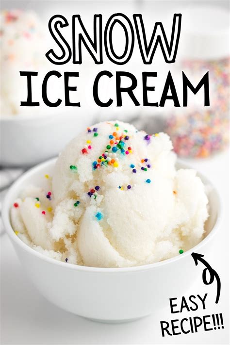 Easy Snow Ice Cream Recipe Without Sweetened Condensed Milk