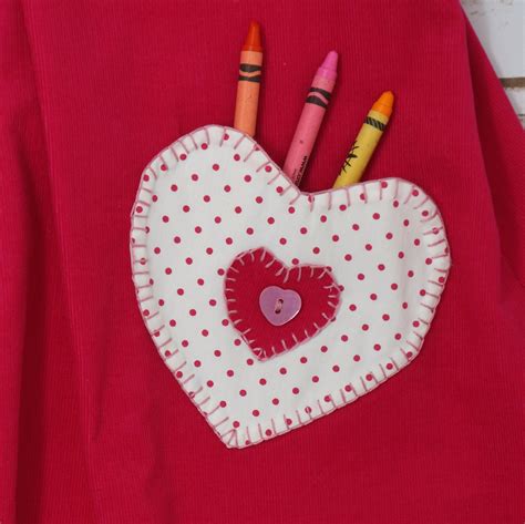 A Heart Pocket For My Valentine Sewing Projects Sewing Projects For