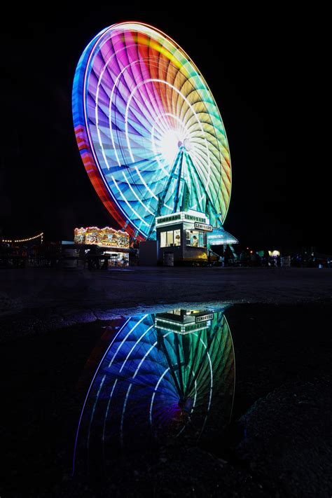 Itap Of A Ferris Wheel At Night Ritookapicture