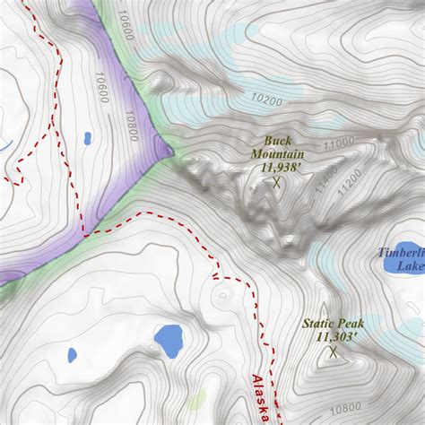 Grand Teton Wyoming 75 Minute Topographic Map Map By Apogee Mapping