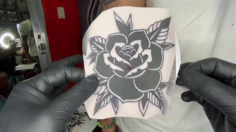 How To Put Stencil On Elbow Tagalog Elbow Tattoo Youtube