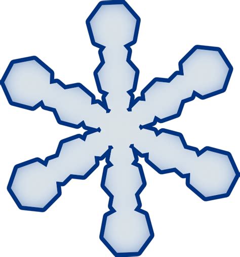 Simple Snowflake Clip Art At Vector Clip Art Online
