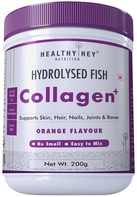Buy HealthyHey Fish Collagen Powder 200g - Hydrolyzed Fish Collagen ...