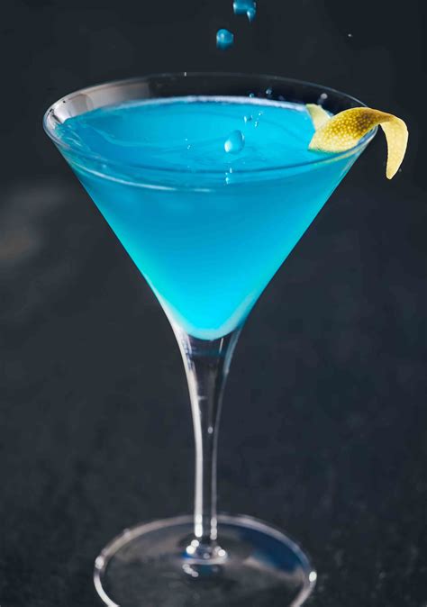 Just A Beautiful Blue Martini Make Any Vibrant Blue Cocktail With