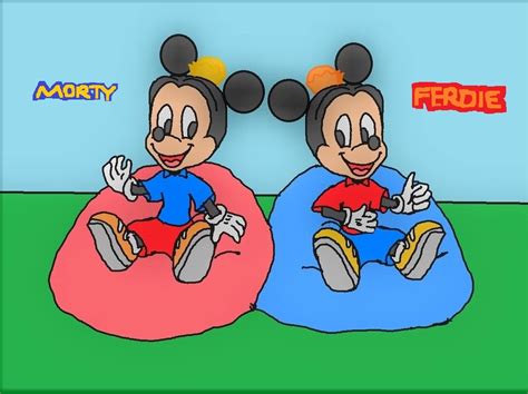 morty and ferdie fieldmouse playing golf⛳ together mickey and friends photo 45296736 fanpop