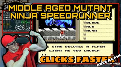 Middle Aged Mutant Speedrunner Clicks Faster Shadowgate Nes
