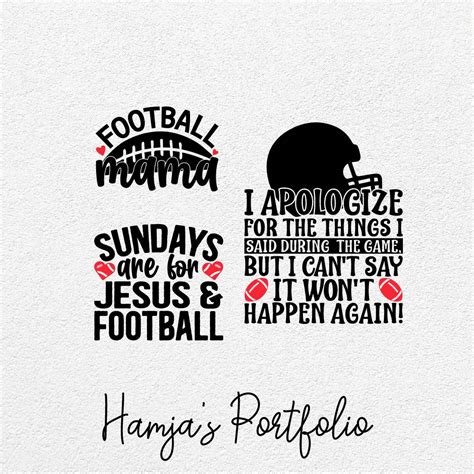 Football Typography Bundle Masterbundles