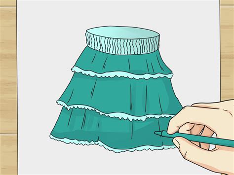 How To Draw A Skirt 6 Steps With Pictures Wikihow