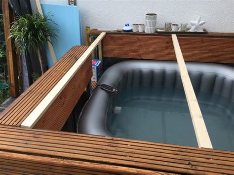 Als material wird hier gerne holz verwendet. Jacuzzi abdeckung selber bauen