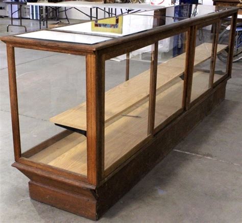 Antique Mercantile Display Case 9 Ft 10 In