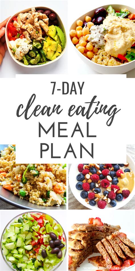 7 day clean eating meal plan feat clean eating grocery list start the 7 day clean eating