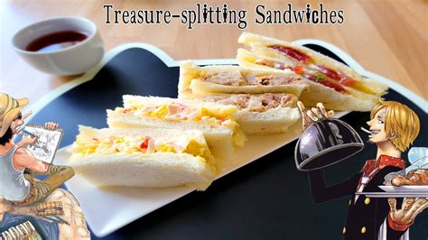 Treasure Splitting Sandwiches Sanjis One Piece Recipe Cookbook Youtube