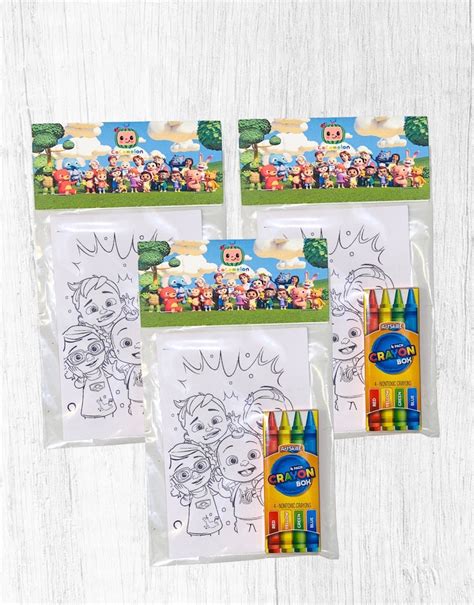 Inspired Mini Coloring Books And Crayons Party Favors Etsy Canada