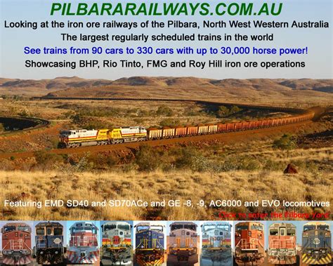 Pilbara Rail Map