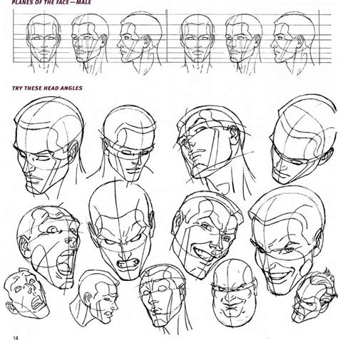 Comic Book Drawing Face Drawing Comic Face