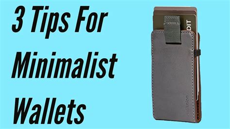 Minimalist Wallets 3 Tips You Must Know Before You Buy Youtube