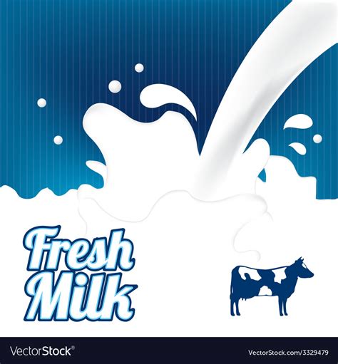 Milk Design Royalty Free Vector Image Vectorstock