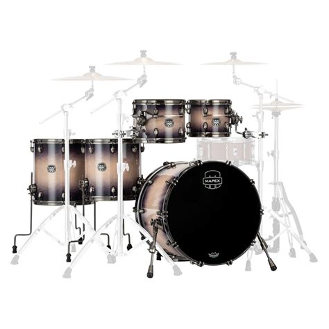 Mapex Saturn Evolution Maplewalnut 22 5pc Violet Burst Gear4music