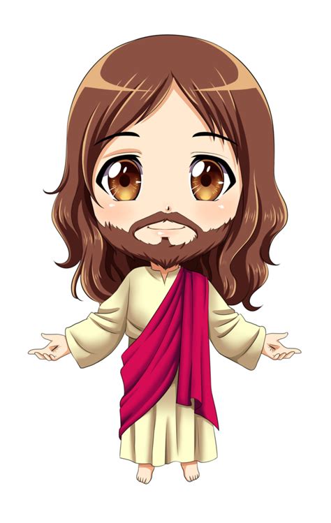 Jesus Chibi Commission By Karis Coba Dibujos De Jesús Virgencita