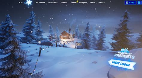 Fortnite Winterfest Lodgecabin Christmas Location How And Where To