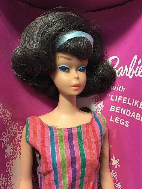 Brunette Sidepart American Girl Vintage Barbie Nude No Box Acces Original 1970s Dolls